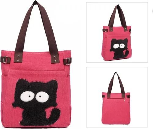 Miniatura 2 de Bolso de lona multifunción con cremallera para el hombro, Lindo