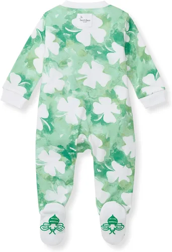 Miniatura 101 de Burt's Bees Baby - Pijama de una pieza para bebé, mameluco para dormir y jugar, algodón 100% orgánico, cremallera frontal