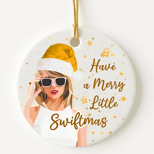 Miniatura 7 de Adorno de estrella de música de cultura pop 2025 – Adorno de Navidad coleccionable de acrílico para amantes de la música y fanáticos – Decoraciones