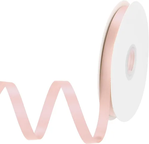 Miniatura 377 de MECCANIXITY Cinta de satén de 3/8 pulgadas de 50 yardas, de grogrén, de seda sólida, fina para ramo de boda, para regalo del día de San Valentín