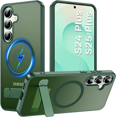 Miniatura 29 de Funda OWKEY Samsung Galaxy A13 5G, Funda Magnética para Teléfono con Soporte y Protector de Pantalla, Funda Protectora Antihuellas y a Prueba de A13