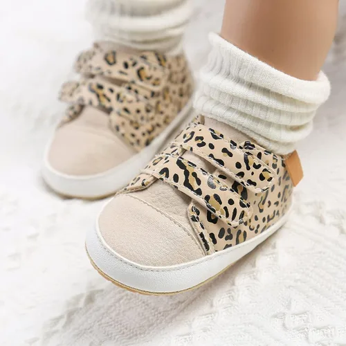 Miniatura 3 de QWZban Zapatos de bebé para niños y niñas, zapatillas de deporte con suela de goma antideslizante, para cuna de bebé, zapatos de vestir
