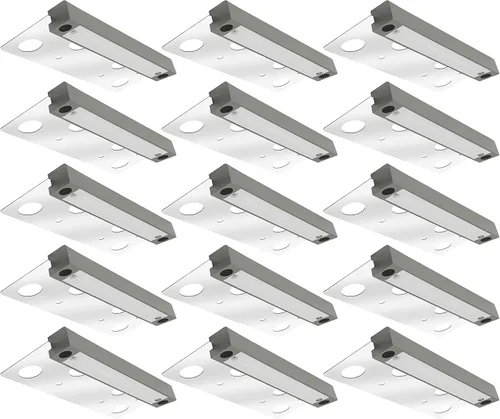 Miniatura 15 de GKOLED Luz Hardscape, luces de pared de pavimentadora, iluminación de paso de 6.8 pulgadas, chips LED integrados de 4 W 2700 K, carcasa de aluminio