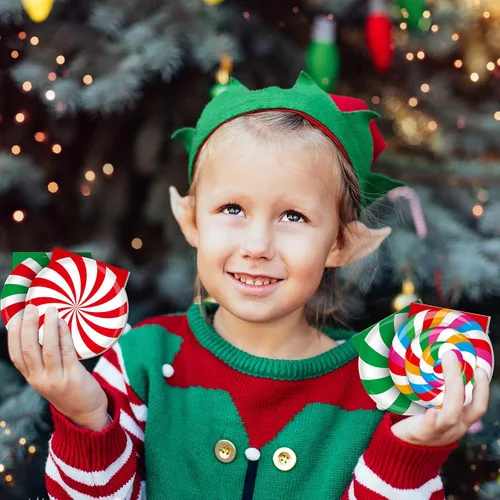 Miniatura 6 de Zhanmai 48 piezas de mini cuadernos navideños pequeños, libretas de caramelo diminutas, pequeños cuadernos navideños, cuadernos de bolsillo