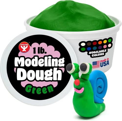 Miniatura 25 de Hygloss Masa de Modelado para Jugar para Niños – Masa Sensorial Segura y No Tóxica para Artes y Manualidades – Tubo de 1 lb – Arcilla de Jugar