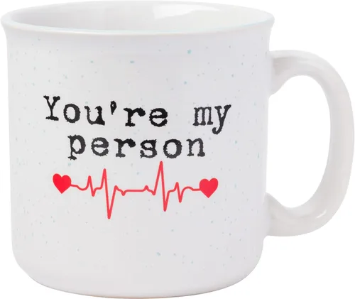 Silver Buffalo Grey's Anatomy You're My Person - Taza de cerámica para caravana, 20 onzas