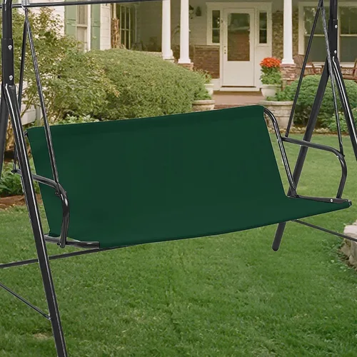 Miniatura 10 de Funda de repuesto para asiento de columpio para patio al aire libre de 2/3 plazas, 600D gruesa Oxford para columpio, funda de repuesto para sillas
