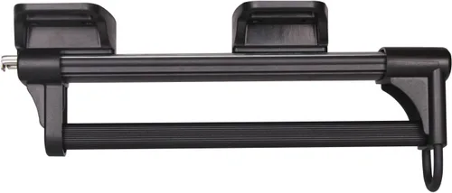 Miniatura 4 de Barra extraíble para colgar ropa, barra ajustable para armario, barra de percha para pantalones, ropa de acero inoxidable (17.7 in/17.7 pulgadas)