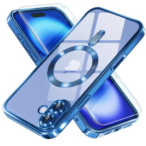 Miniatura 71 de Misea Funda magnética para iPhone 14 compatible con MagSafe [nunca amarillenta] [protección contra caídas de grado militar] protector completo