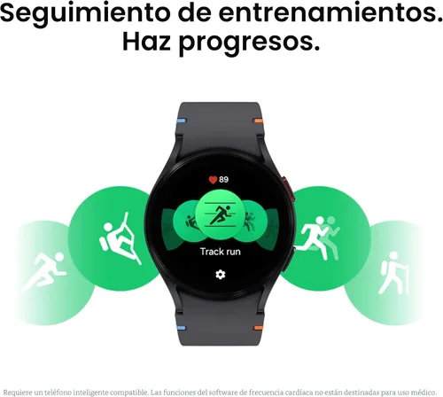 Miniatura 2 de SAMSUNG Galaxy Watch FE 40mm GPS, reloj inteligente AI con seguimiento de fitness, sensor BIA, zonas de frecuencia cardíaca personalizadas, monitor