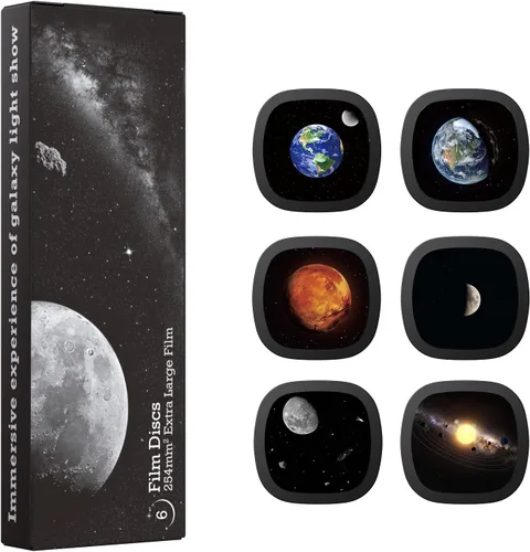 Miniatura 11 de Disco Proyector Galaxy – Diapositiva Proyector Ultra HD, Compatible con Proyectores Galaxy Ainael y Modelos SKE-TKQ01 & BL-DQY02 – Set de 6 Discos