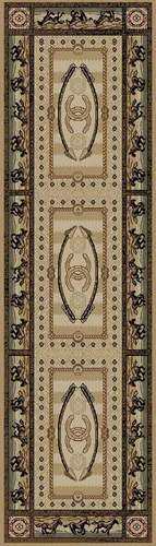 Miniatura 8 de Western Horse - Alfombra beige de 2 x 3 pies, 2 x 3 pies
