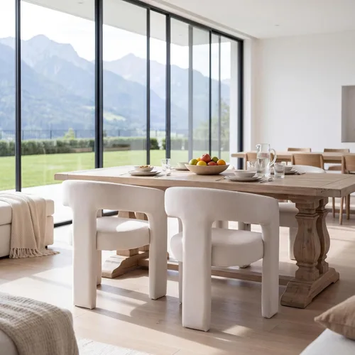 Miniatura 37 de Modern Barrel - Silla de comedor tapizada con brazos, cómoda silla auxiliar de terciopelo para sala de estar, oficina en casa, recepción