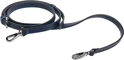 Miniatura 7 de LIVE UP Correa de Bolso de Cuero Genuino de Grano Completo Repuesto para Bolsos Cruzados y Carteras Plateado