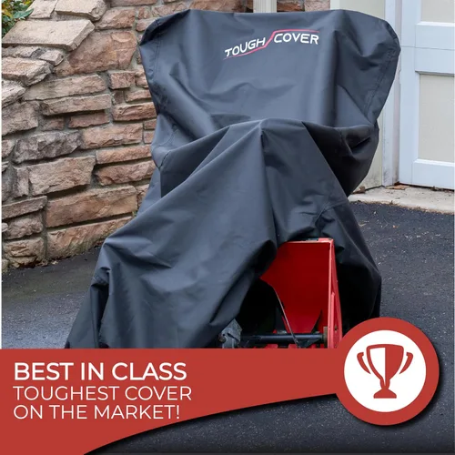 Miniatura 8 de Tough Cover Cubierta para soplador de nieve 600D impermeable al aire libre, cubierta resistente para quitanieves, ajuste universal para EGO, Honda
