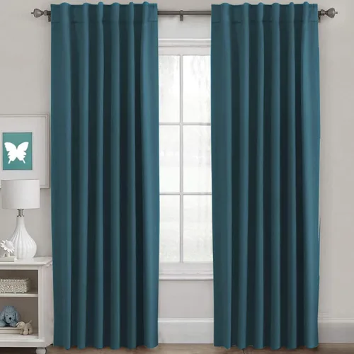 Miniatura 12 de H.VERSAILTEX Cortinas opacas con aislamiento térmico, paneles de tratamiento de ventana, cortinas opacas para oscurecer la habitación, cortinas Gris