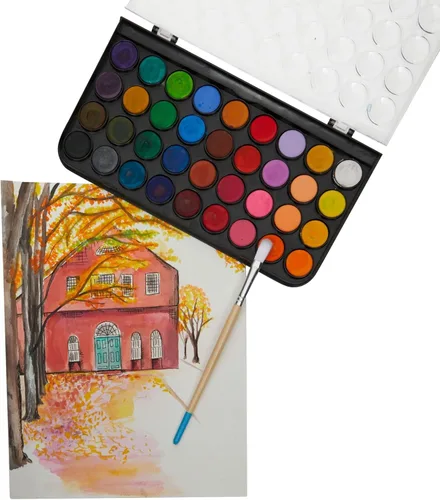 Miniatura 3 de Bright Creations Bloc de papel de acuarela prensado en frío imprimible a granel, 100 hojas, 8.5 x 11 pulgadas, 230 GSM, blanco, papel de pintura