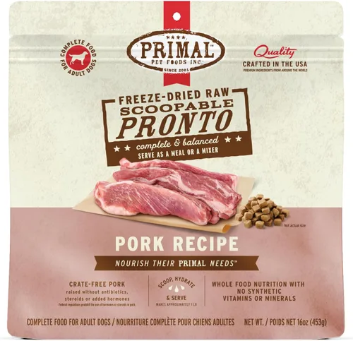 Miniatura 27 de Primal - Alimento liofilizado para perros, Pronto Mini Nuggets, cordero; tomar y servir, comida completa y equilibrada; también se puede utilizar