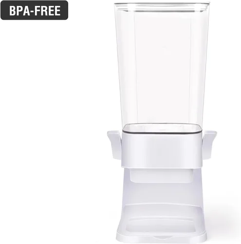Miniatura 7 de Dispensador de cereales para encimera, contenedores grandes de almacenamiento de cereales, dispensador para despensa, dispensador de alimentos secos