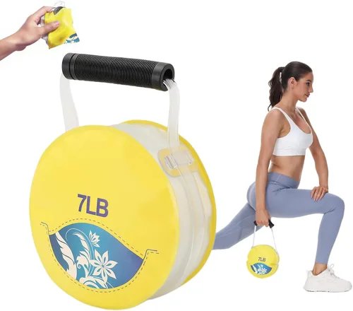 Miniatura 8 de Travel Dumbbells, Water Filled Dumbbells Set, Fitness Exercise Dice 7/10/15/20 lbs, Portable Fitness Equipment, Fun for Strength Training, Core