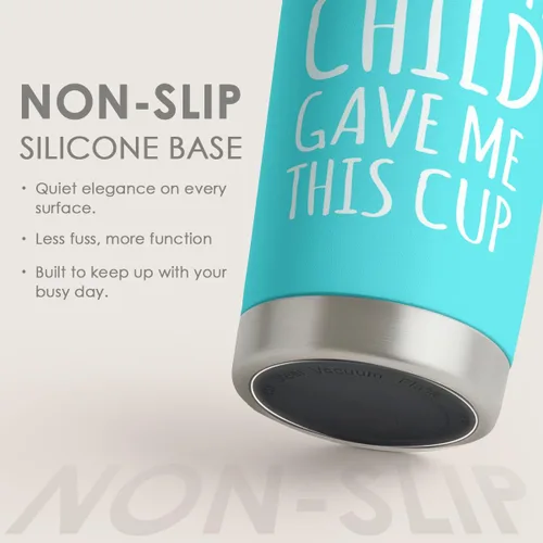 Miniatura 4 de SANDJEST Vaso de regalo para mamá de parte de su hijo, hija – My Favorite Child Gave Me This Cup Taza de viaje aislada de 20 onzas – Impresionante