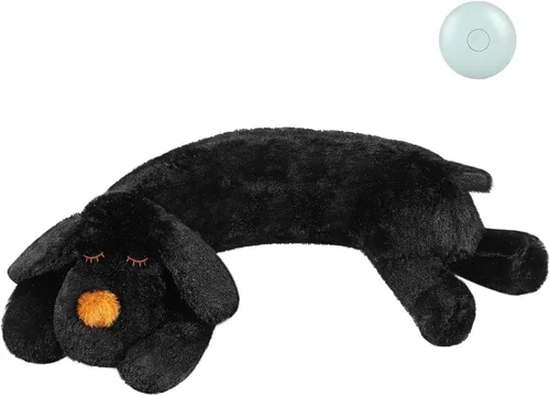 Miniatura 11 de WEOK Juguete de latido del corazón para cachorros, Almohada de acurrucamiento cómoda, Ayuda para aliviar la ansiedad del perro, Juguete de peluche