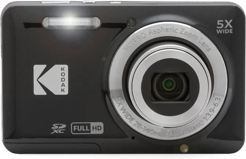 Miniatura 3 de Kodak PIXPRO - Cámara digital FZ55, paquete negro con tarjeta de memoria Lexar de 32 GB de alto rendimiento 800x UHS-I SDHC + funda de cámara Deco