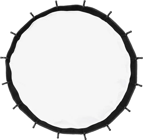 Miniatura 6 de Fotodiox EZ-Pro DLX - Plato de belleza plegable de 24 pulgadas y combinación de caja de luz con inserto Bowens y rejilla, interior reflectante