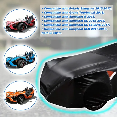Miniatura 5 de 107524 Cubierta completa para Polaris Slingshot 2015-2017, Slingshot Grand Touring LE 2018, Slingshot S 2018, Slingshot SL 2015-2018, Slingshot SL
