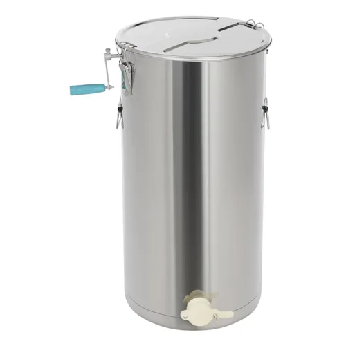 Miniatura 4 de Extractor de miel de 2 marcos, hilandero manual de miel de acero inoxidable, girador de panal de abeja de extracción de apicultura,