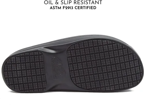 Miniatura 5 de Avia Flame - Zuecos antideslizantes para hombre, zapatos antideslizantes para servicio de alimentos, zapatos antideslizantes para restaurante