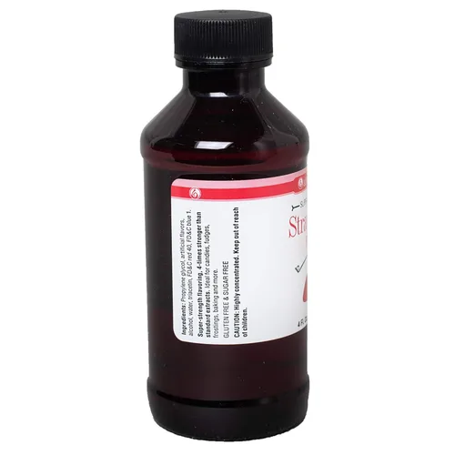 Miniatura 2 de LorAnn sabor fresa SS, botella de 4 onzas