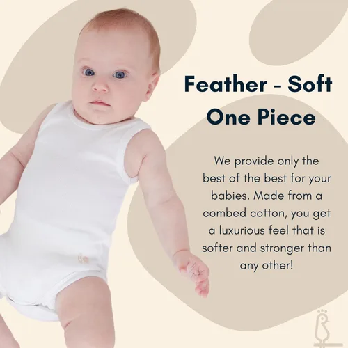 Miniatura 2 de Feathers Body de bebé 100% algodón