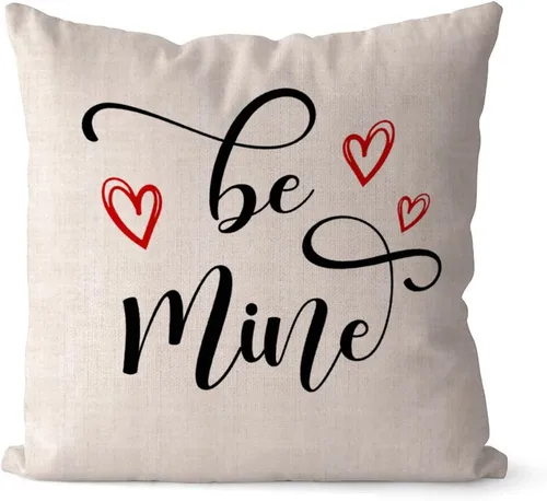 Miniatura 14 de Better Together - Fundas de almohada de 16 x 16 pulgadas, de lino y algodón, con citas románticas, funda de almohada, regalo del día de San Valentín