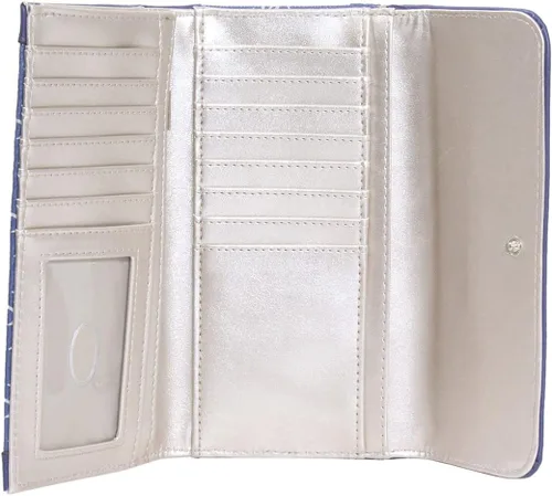 Miniatura 5 de GUESS Cartera de mano delgada Washington SLG, Blue Multi Signature