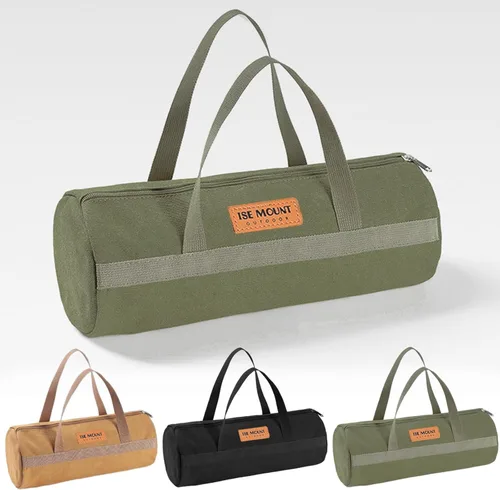 Miniatura 8 de Bolsa de estacas para tienda de campaña, doble capa gruesa, bolsa de clavijas para poste de tienda, bolsa de almacenamiento de accesorios de A-13.8