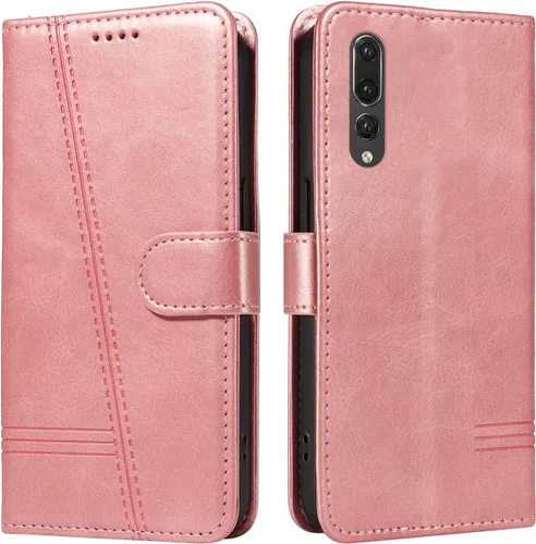 Miniatura 72 de Funda con tapa para Huawei Nova Lite 3, protección de 360 grados, a prueba de golpes, de piel sintética, con función atril y 3 ranuras