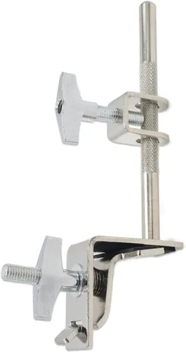 Miniatura 7 de CashBeat - Soporte ajustable para platillos de acero inoxidable plateado Quick Release Drum Cymbal Stand Clamp with Adjustable Angle, Multi-Clamp