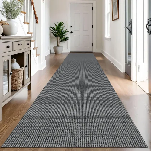 Miniatura 48 de IOHOUZE Alfombra de Área Lavable 4x6 Antideslizante con Respaldo de Goma Alfombras Tejidas para Entrada Interior Alfombras de Dormitorio Alfombra