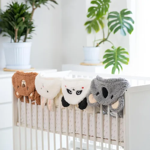 Miniatura 6 de Manta de Arrullo para Bebé Oso 0-6 Meses Linda Felpa Orgánica Ultra Suave Artículos Esenciales Imprescindibles para Recién Nacidos Niñas Niños