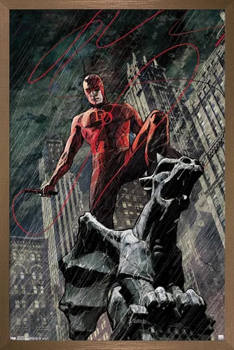 Miniatura 13 de Marvel Comics DaredeVil - Póster de pared de Hell's Kitchen DeVil, 22.4 pulgadas de largo x 14.7 pulgadas de ancho, versión premium sin marco