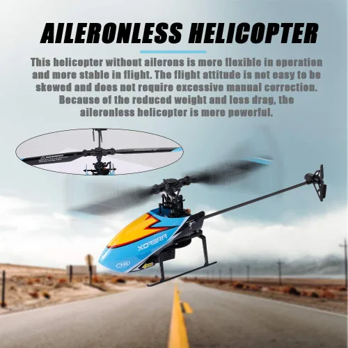 Miniatura 4 de GoolRC C129 Helicóptero RC, Helicóptero de control remoto de 4 canales 2.4Ghz con giroscopio de 6 ejes, Avión RC sin alerones con mantenimiento