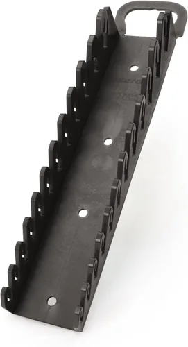 Miniatura 8 de TEKTON Soporte de llave combinada de 12 herramientas (rojo) ORG21212 Fabricado en Estados Unidos