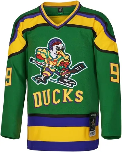 Miniatura 2 de Camiseta Mighty Ducks #33 Goldberg #66 Bombay #96 Conway #99 Banks Jersey, camiseta de hockey sobre hielo para hombre, S-XXXL