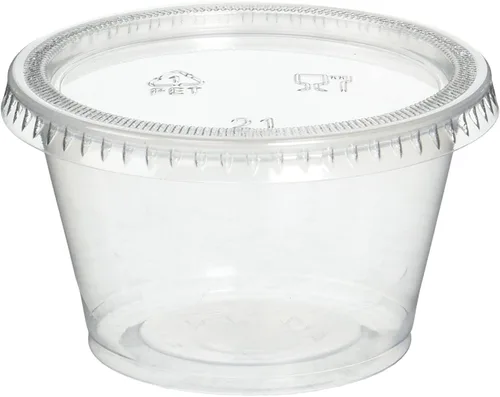 Miniatura 3 de Jello Shot Souffle Portion Cups con tapas (100, 3.25 onzas)