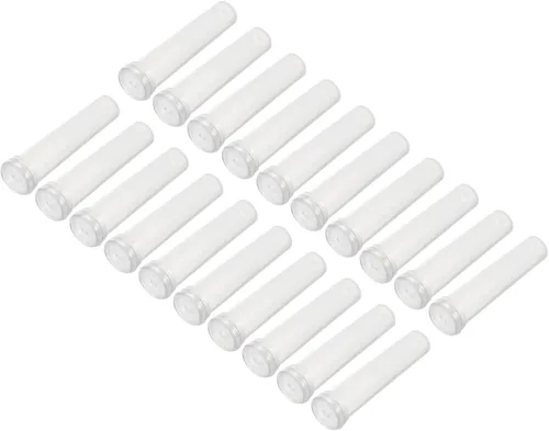 Miniatura 8 de PATIKIL Tubos de agua florales con tapa, 20 unidades de 0.6 pulgadas de diámetro interior x 2.8 pulgadas, botellas de plástico para plantas y Verde