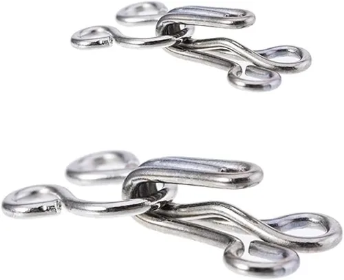Miniatura 7 de Lakesstory Juego de 48 ganchos de costura y ganchos de cierre – Gancho de sujetador de metal y accesorios de manualidades para costura de ojos