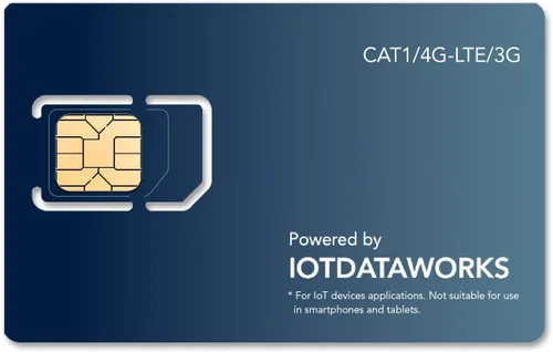 Miniatura 9 de Tarjeta SIM IoT ilimitada con servicio prepago de 12 meses Sin contrato, límites 64 kbps CAT1, 4G LTE/3G/2G Sin voz/SMS/Streaming Estados
