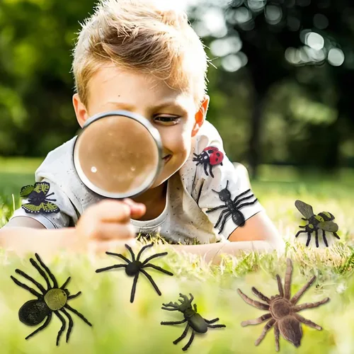 Miniatura 4 de YOOHUA 48 piezas de minijuguetes de insectos falsos de plástico para niños pequeños, regalos de fiesta de cumpleaños de Halloween, regalos de Pascua