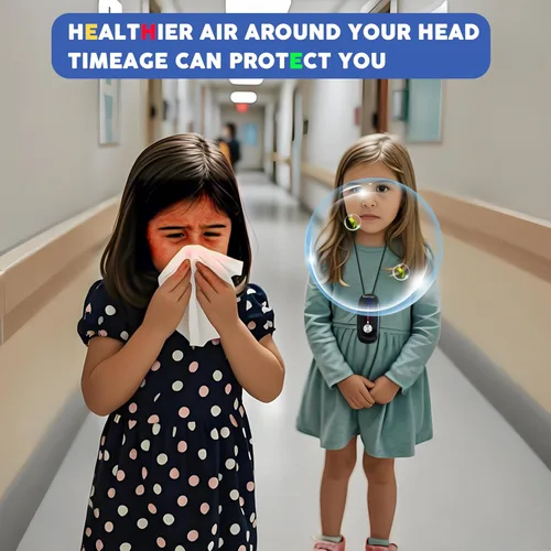 Miniatura 6 de Purificador de aire portátil, collar purificador de aire personal, mini ionizador de aire portátil elimina Pm2.5, polen, humo, polvo